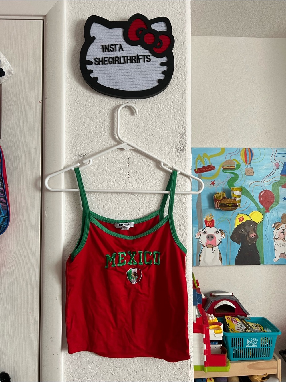 mexico graphic tank top